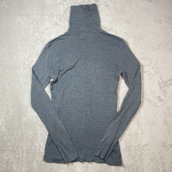 Polo Ralph Lauren Sport Long Sleeve Top Womens S Pima Cotton Blend Shirt Grey - Picture 2 of 8